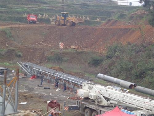 貴州遵義施工現(xiàn)場